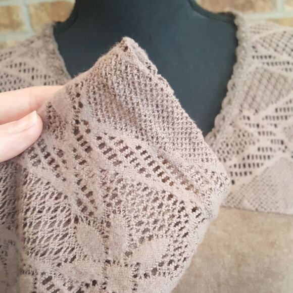 A'Reve | Crochet sleeved dress - Picture 4 of 8